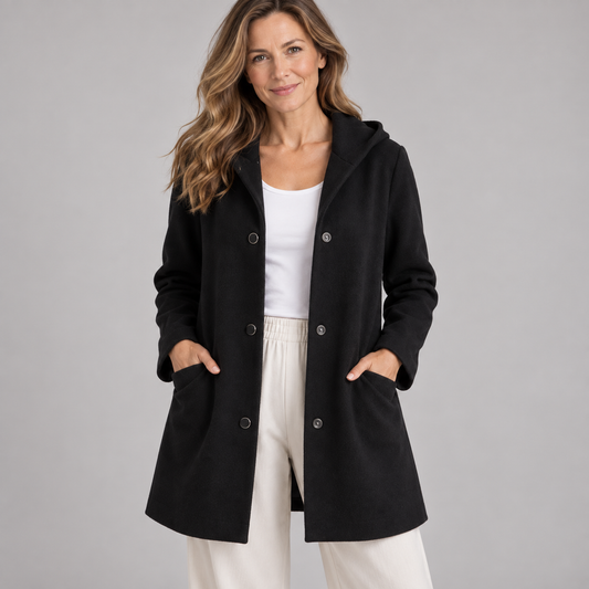 Women's Hooded Jacket with Pockets