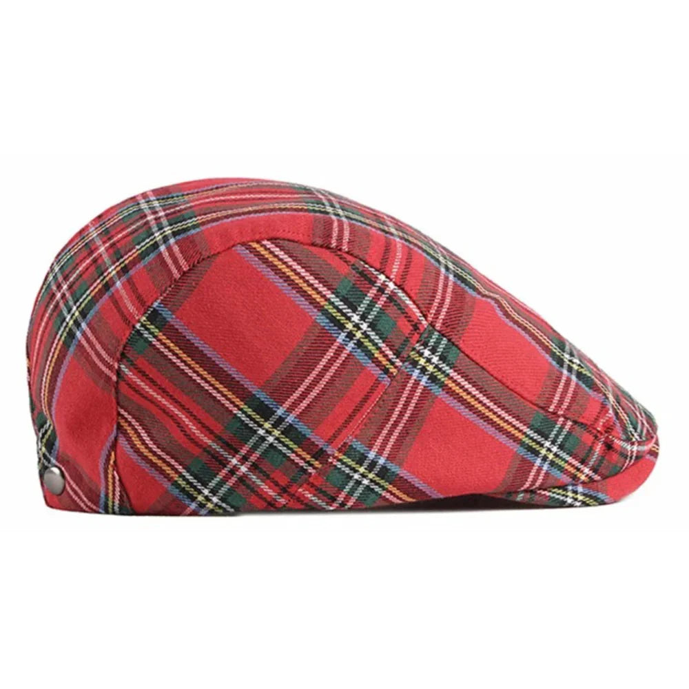 Balmoral Tartan Flat Cap
