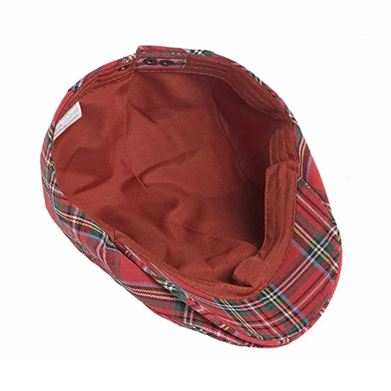 Balmoral Tartan Flat Cap