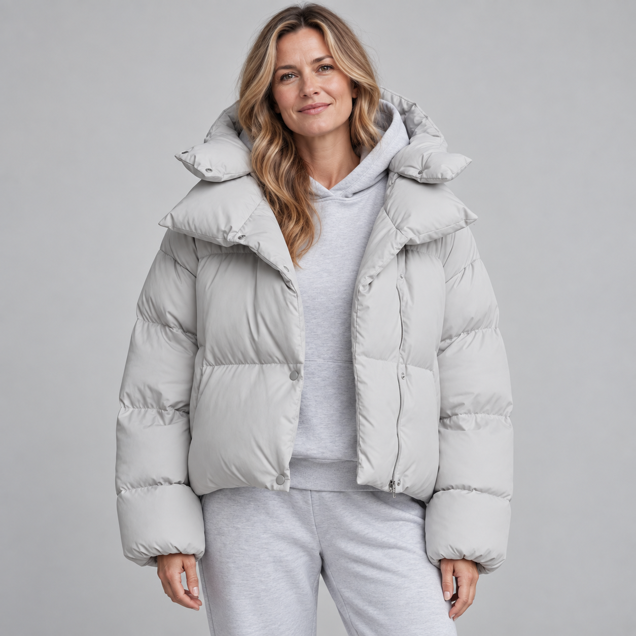 Women's Cropped Puffer Jacket