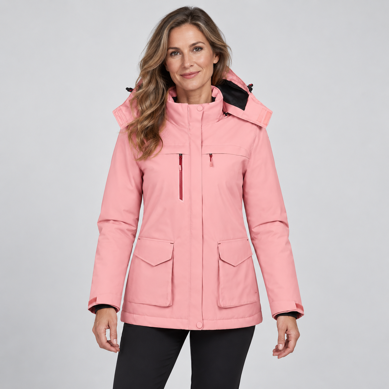 Women's Winter USB Heated Jacket with Fleece Lining