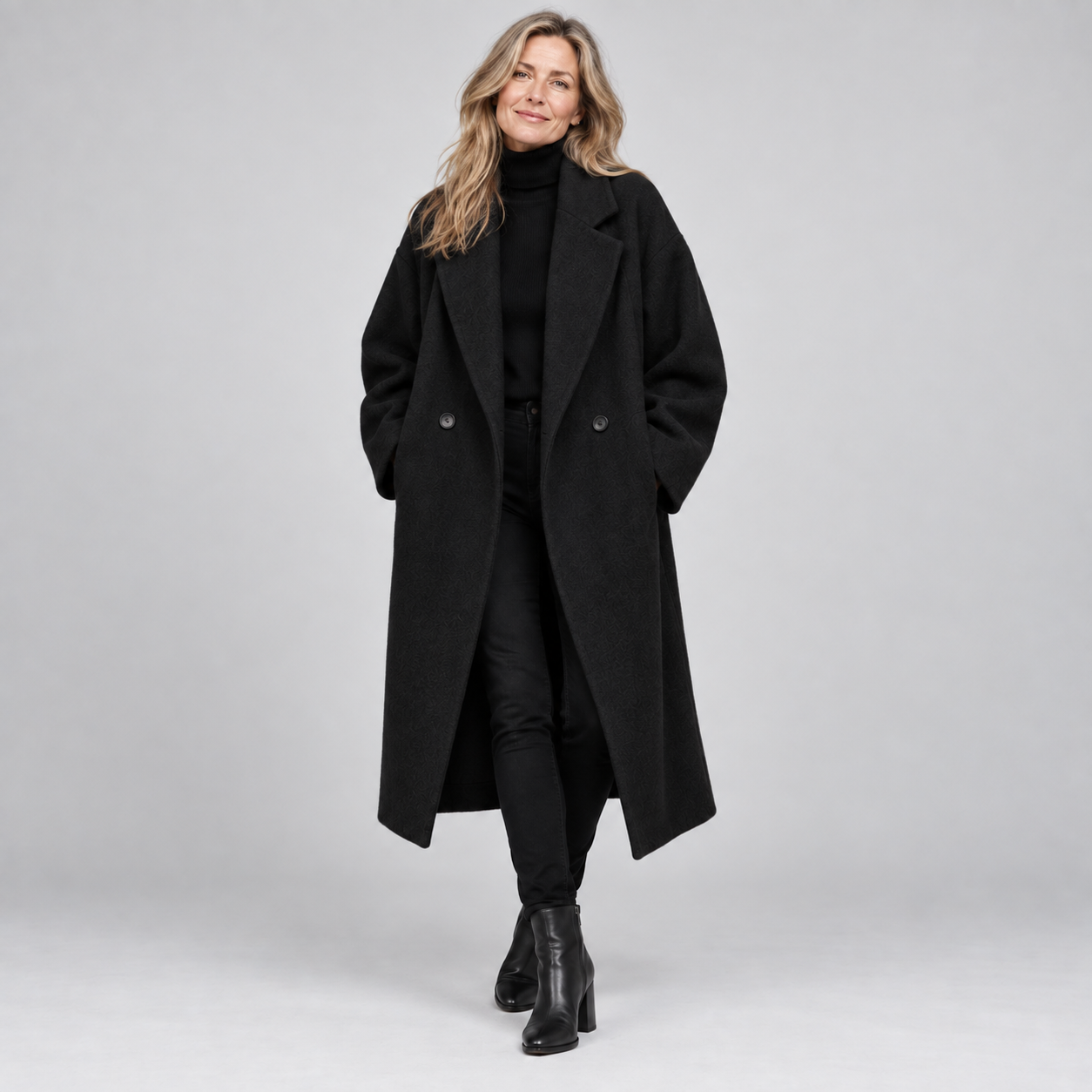 Women's Longline Oversized Wool Coat