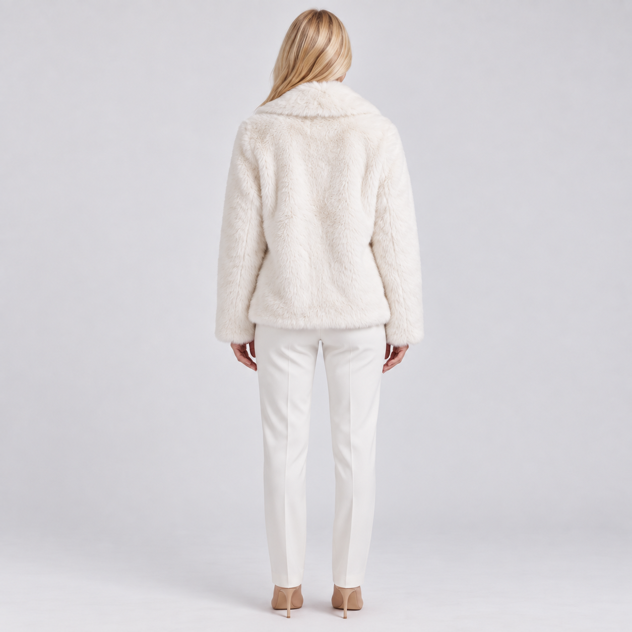 Women's Shaggy Faux Fur Winter Jacket