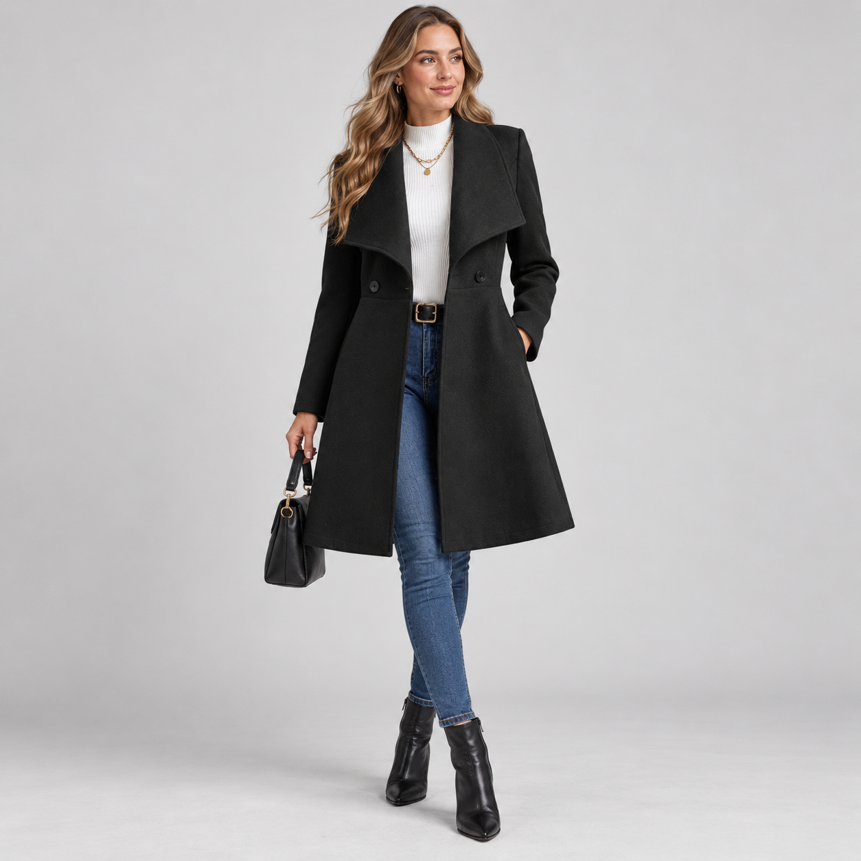 Women's Winter Wool Blend Coat