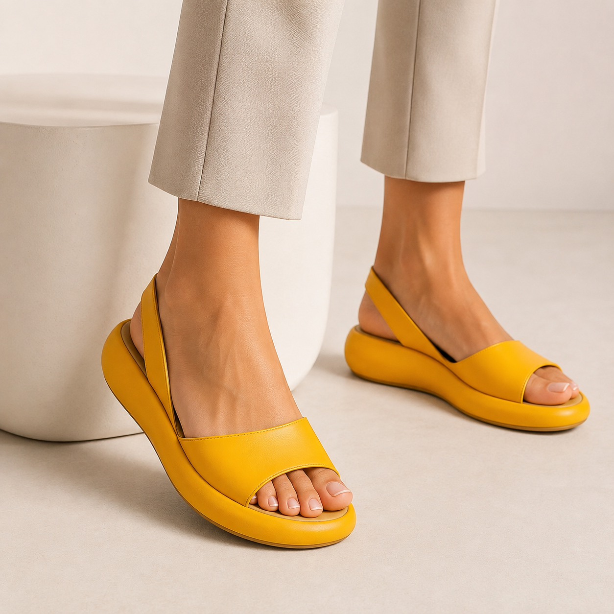 Women’s Elegant Minimalist Open-Toe Sandals